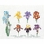 Thea Gouverneur 3051  kit point de croix compté  Irises