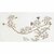 Thea Gouverneur 1047  kit point de croix compté  Fleurs de Pyrus  1