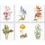 Thea Gouverneur 3086  kit point de croix  Six études florales