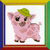 Porcelet - Riolis HB157 - Kit broderie point de croix facile sur www.la-brodeuse.com
