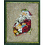 Le Père Noël - Permin of Copenhagen 12-0205 - Kit broderie point de croix sur www.la-brodeuse.com
