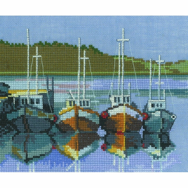 Penty de Val: Exposition broderie point de croix 018 Au Temps Compté