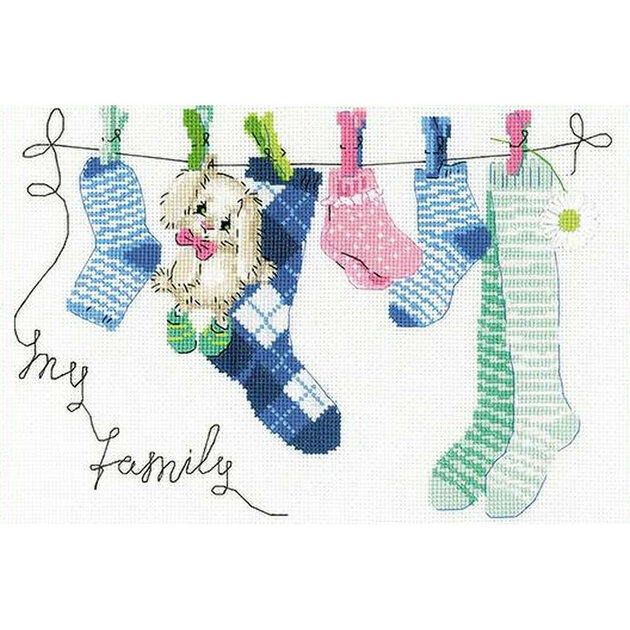 Riolis 902 Envolées de papillons - Kit Broderie point compté