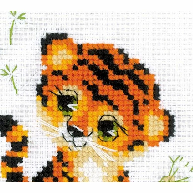 Dimensions Kit Point De Croix Compté Empreintes Bébé