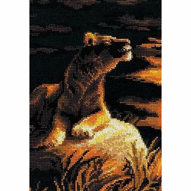 Kit Point De Croix RIOLIS Chiots 2221 - Broderie Pour Débutants Et Avancés, Motif Animaux Adorables