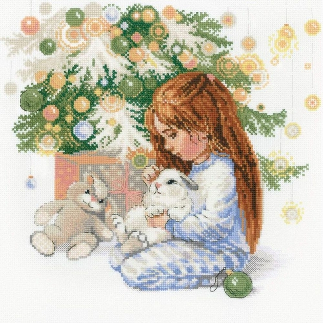 Modèle De Point De Croix Compté Lapins Printaniers - France