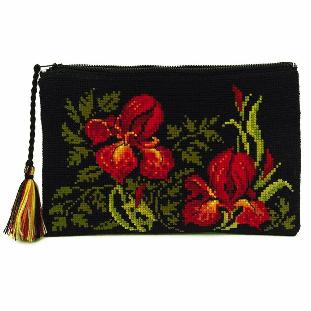 RIOLIS Kit Point De Croix Compté 2190 Spring Glow Crocus - Broderie Fleurie Et Apaisante