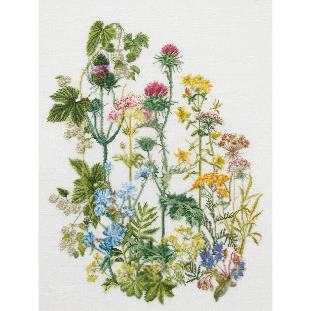 Kit Point De Croix Compté Théa Gouverneur - Aïda 18ct Groseille, 26x35cm - Neuf