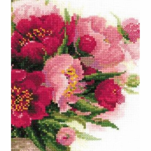 Riolis - 100-042 - Composition florale - Kit point de croix