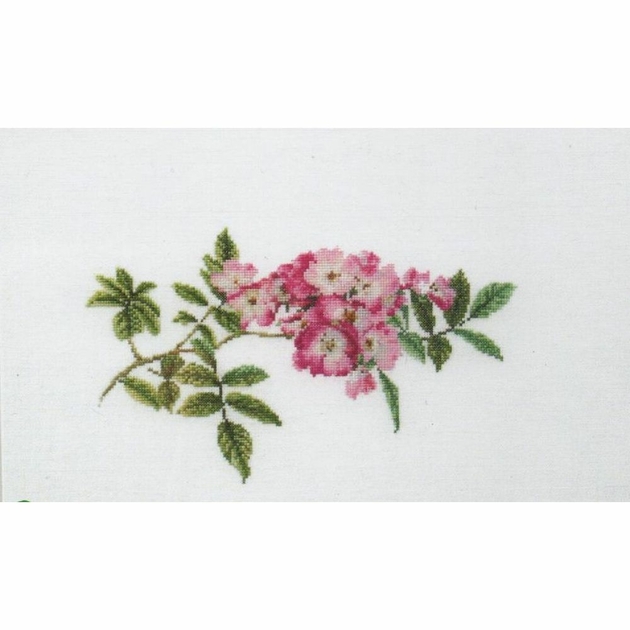 Kit Point De Croix Œillet Rose 467 – Thea Gouverneur, Toile De Lin 14 Fils