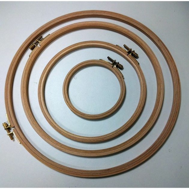 Cercle à Broder En Bois De Hêtre - 4 à 12 Pouces, Pour Point De Croix, Couture, Tension Réglable