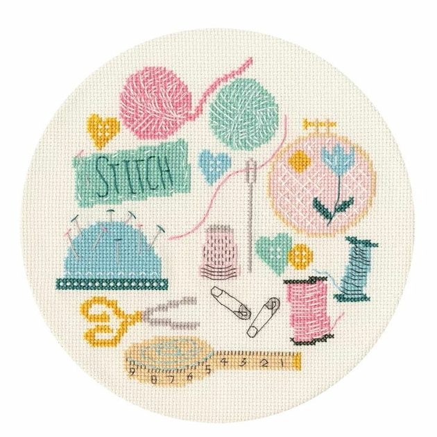 Bothy Threads Biglietto d'auguri a punto croce Consegna in