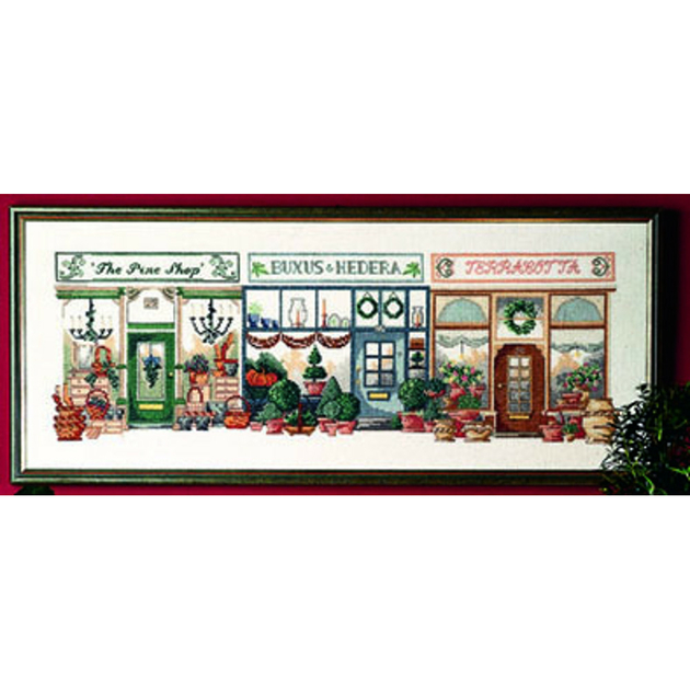 Permin Point de Croix Set Gartenbild ii, modèle à compter, 28x32cm, 12-9437