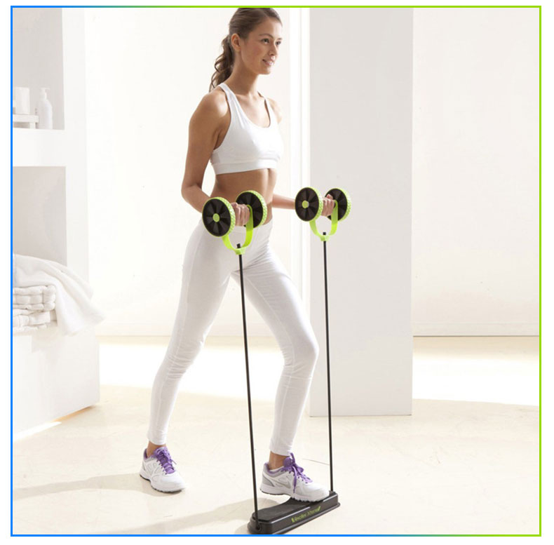 quipement-d-exercice-musculaire-quipement-de-conditionnement-physique-domicile-Double-roue-roue-de-puissance-abdominale