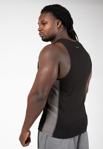 richmond-rib-tank-top-black-gray-2