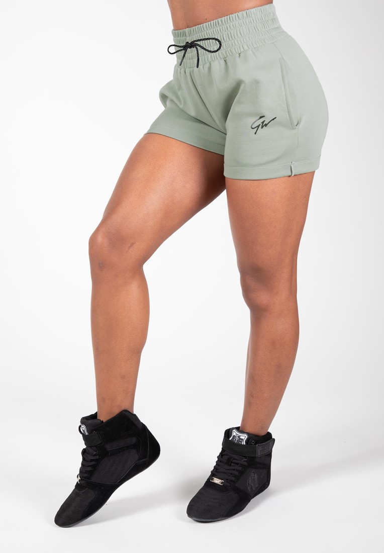 pixley-sweatshorts-light-green