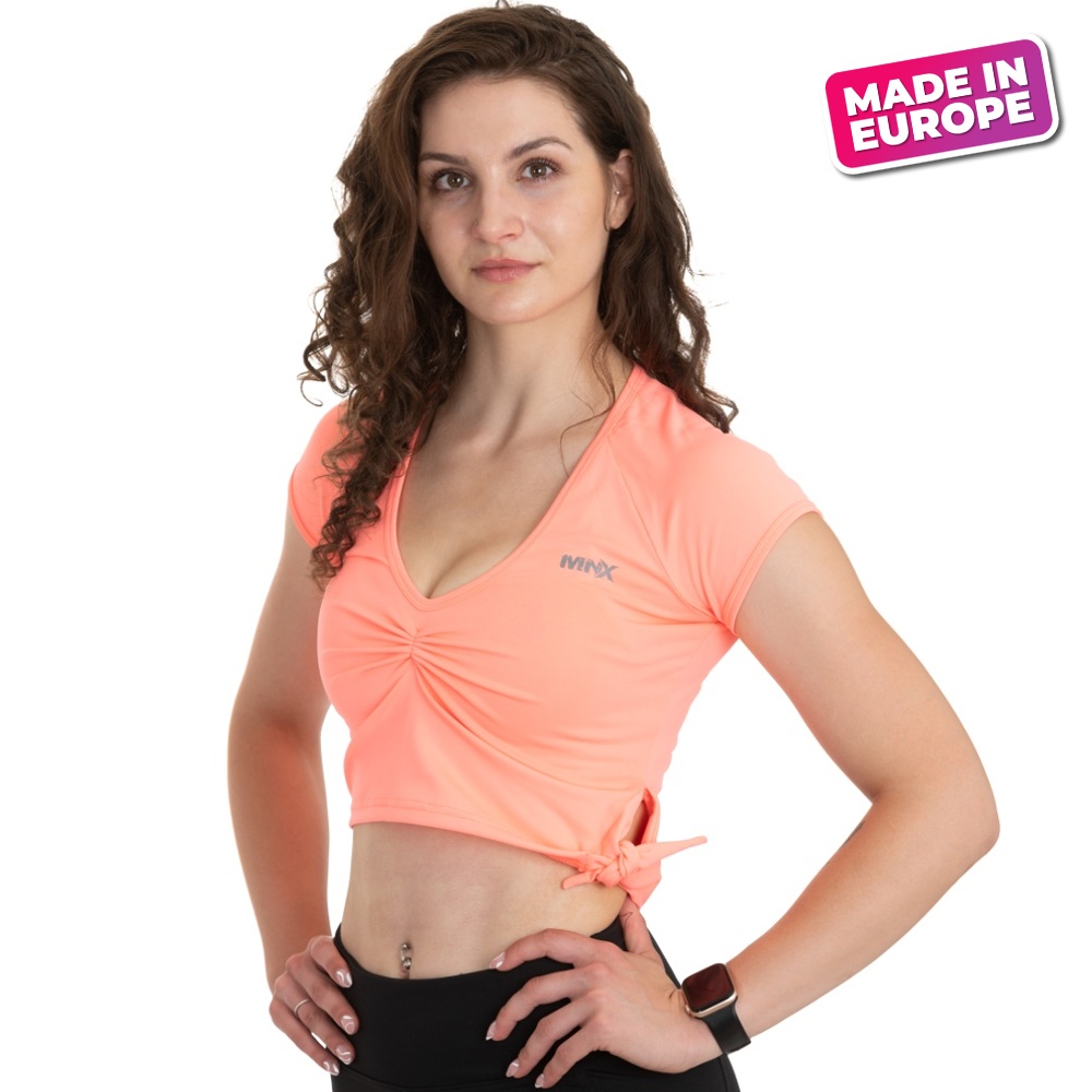 MNX-WOMENS-CROPPED-T-SHIRT-PEACH-EU