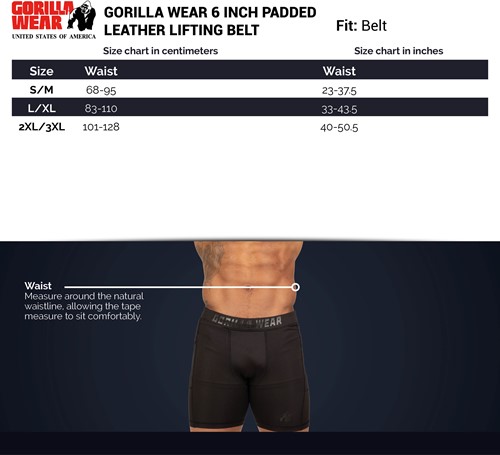 6-inch-padded-leather-lifting-belt-sizechart