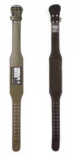 4-inch-padded-leather-lifting-belt-green