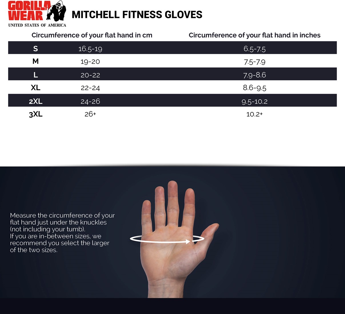 mitchell-training-gloves-sizechart