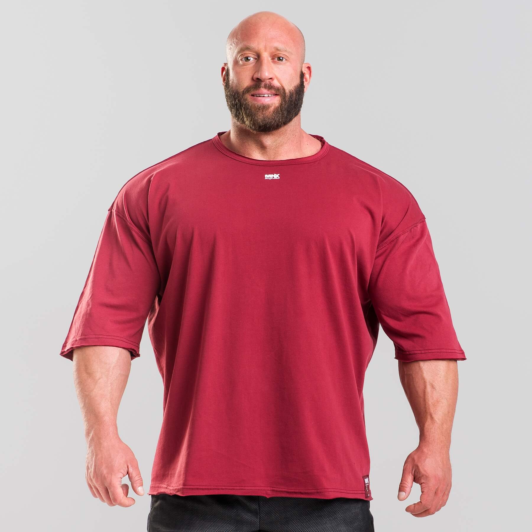 MNX-EXTRA-TEE-BURGUNDY