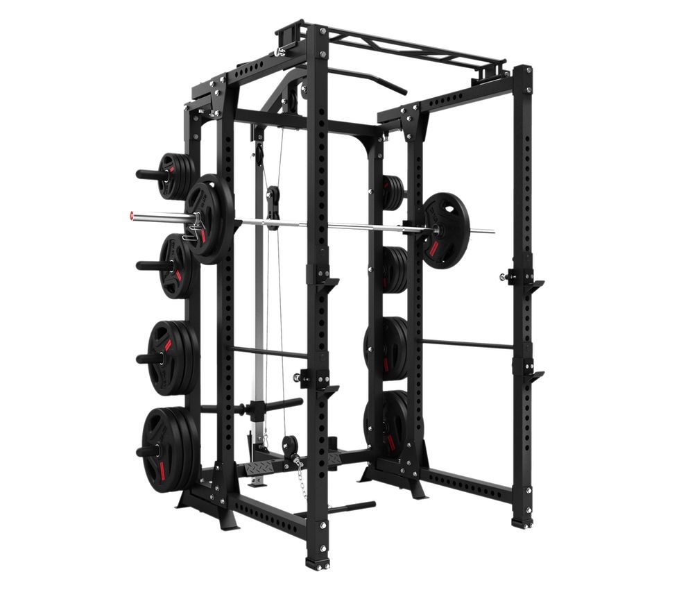 Cage à Squat Pliable ouverte, offre un espace dentraînement optimal