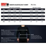 dakota-t-shirt-sizechart
