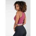 mesa-zip-front-crop-top-red