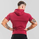 MNX-HOODED-TEE-BURGUNDY