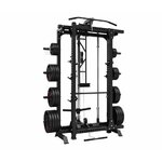 Cage à Squat Pliable fermée, dimensions compactes pour un rangement facile