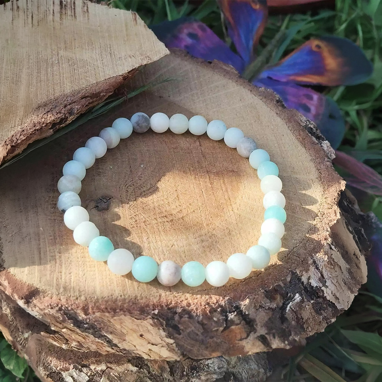 Bracelet Amazonite Multicolore