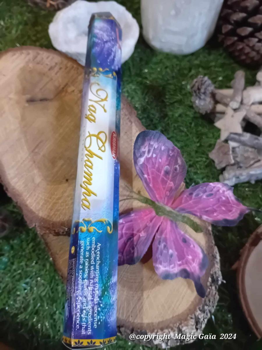 encens nag champa méditation fragrance fumigation magicgaia
