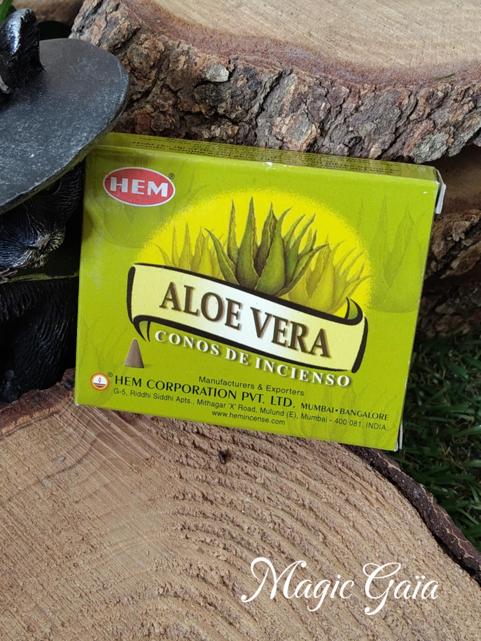 Encens cônes aloe vera bien etre magic gaia