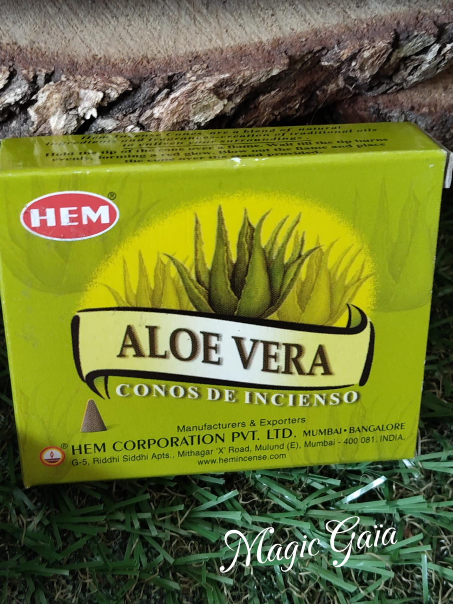 Encens cônes aloe vera bien etre magic gaia