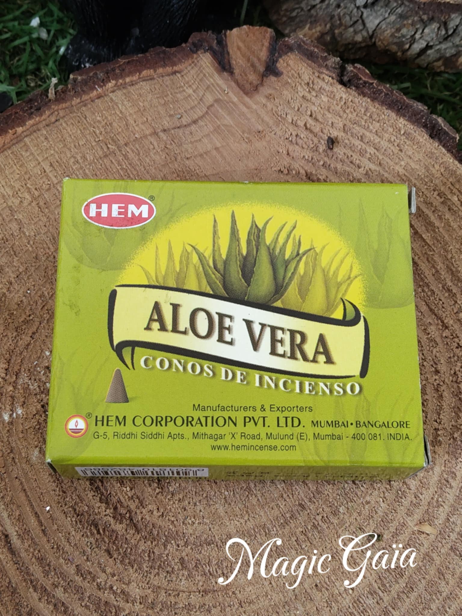 Encens cônes aloe vera bien etre magic gaia