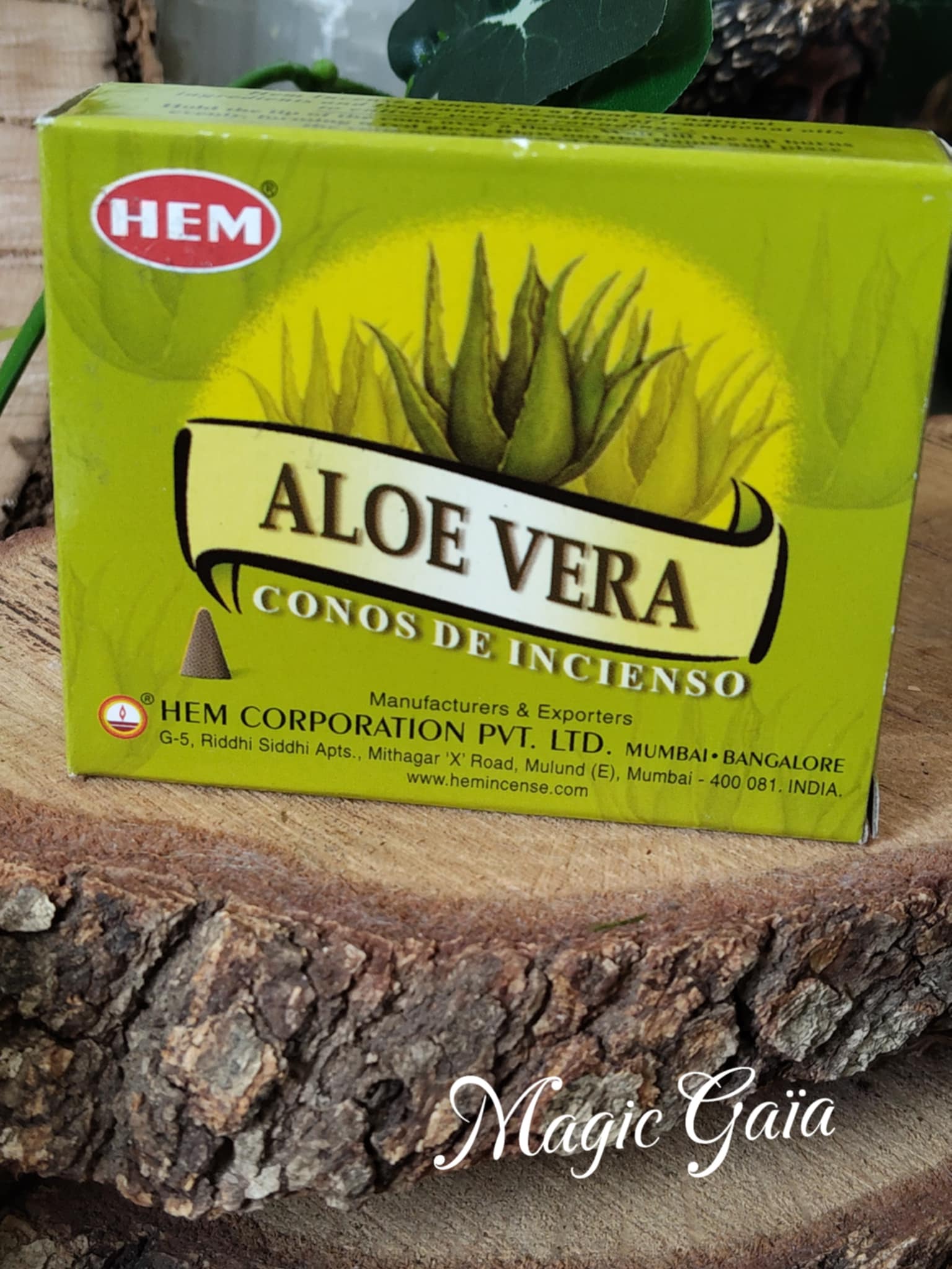 Encens cônes aloe vera bien etre magic gaia