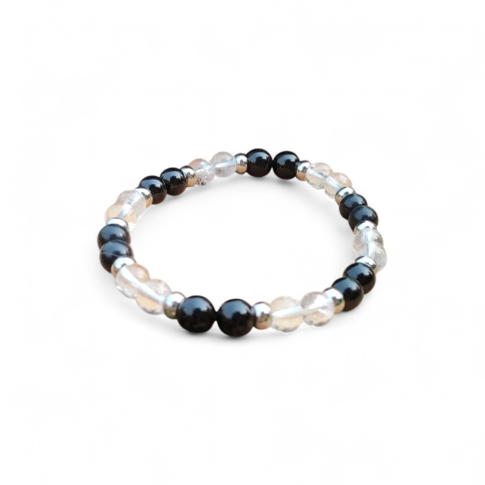 Bracelet De Protection Contre Les Ondes Négatives – Pierres Multicolores, 20 Cm, Neuf Sans Emballage