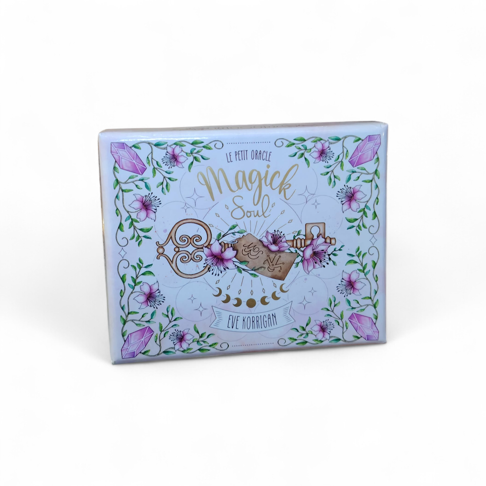 boite-du-petit-oracle-magic-soul-editions-contre-dires-posee-sur-fond blanc