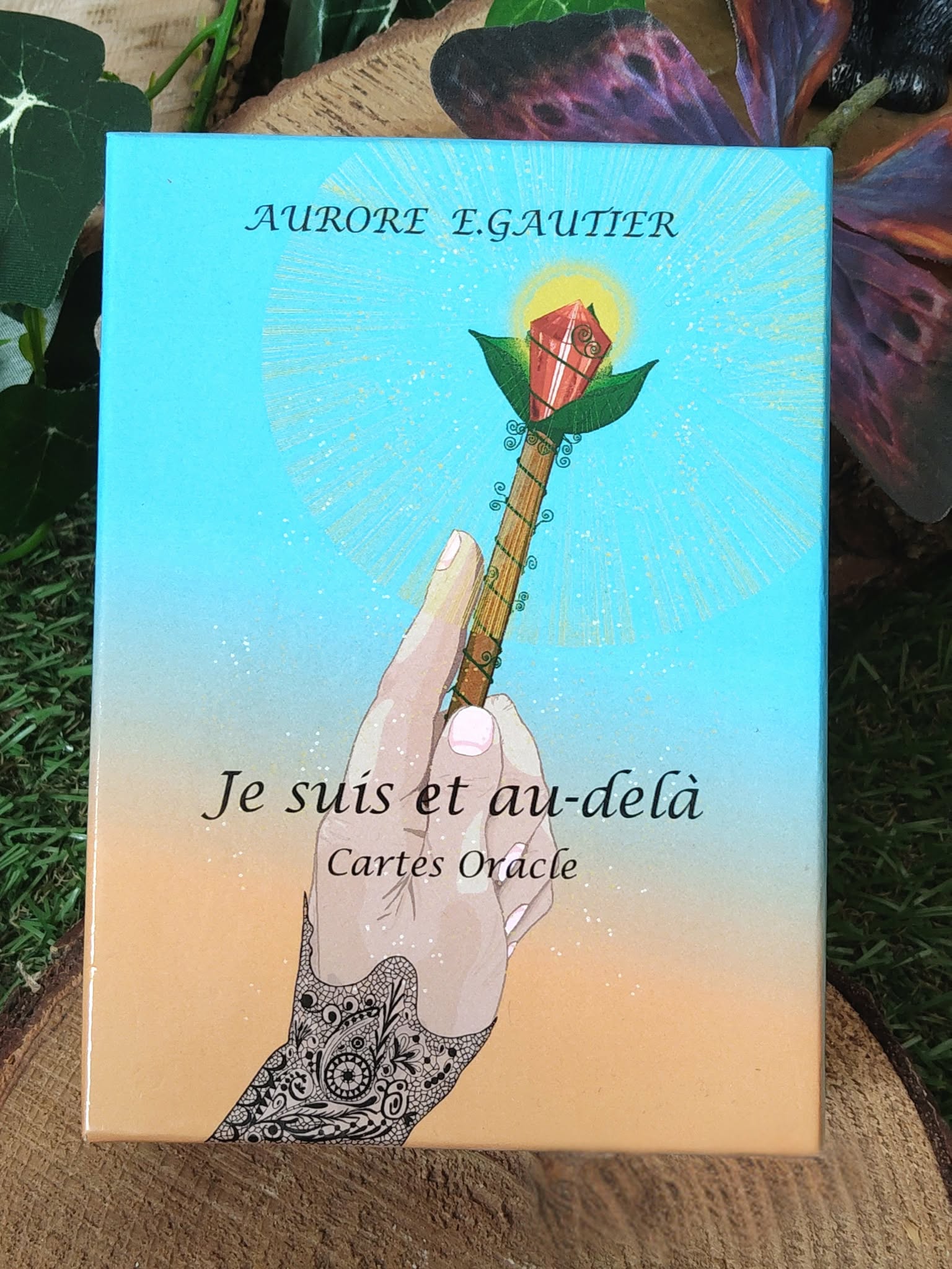 Oracle Je suis et au-delà : visuel de la boîte — cartes d’affirmations positives