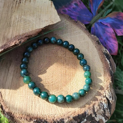Bracelet Agate Mousse