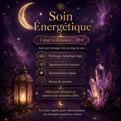 Soin énergétique 1 jour à distance
