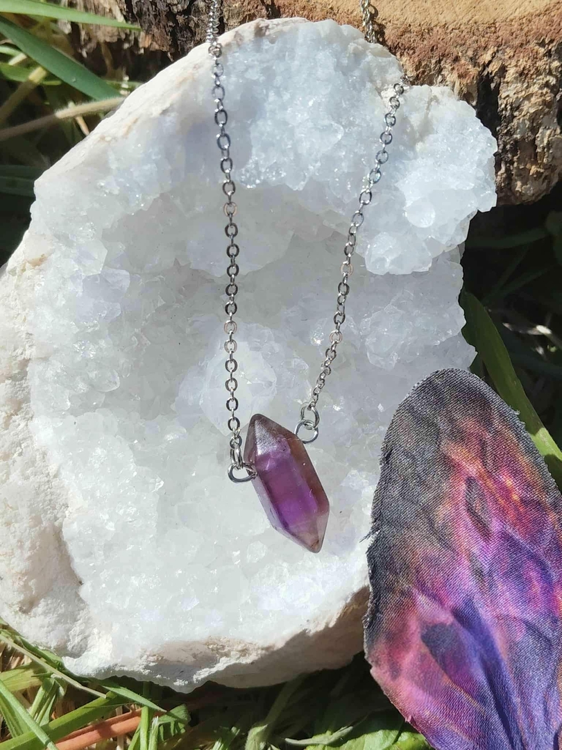 Pendentif Pointe D'améthyste Wishstone Collection - Tranquillité Et Détente
