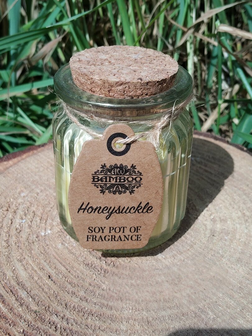 Casteloo Bougie Parfumée Trompe-l'Œil Pot De Miel Glacé - Cire De Soja Naturelle