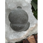 pierre des fées couleur gris enfant intérieur instant présent grossesse ménopause apaisante hormonal canada calcite positiver  bienfait lithothérapie vertus magic gaia