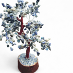 arbre du bonheur lapis lazuli 300 pierres sur fond blanc décoration énergétique confiance en soi communication