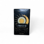 Oracle Gé – tirage oracle – boîte du jeu divinatoire sur fond blanc, visuel soleil et lune