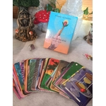 Oracle Je suis et au-delà (Aurore Gautier) : cartes étalées, boîte et livret — affirmations positives, carte du jour.