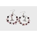 Création Magic Gaïa boucles d’oreilles grenat