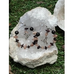 Création Magic Gaïa boucles d’oreilles grenat