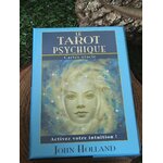 Coffret « Le Tarot Psychique » de John Holland, boîte bleue avec visage. Oracle (cartes divinatoires) pour tirage, guidance et intuition. Sélection Magic Gaïa.